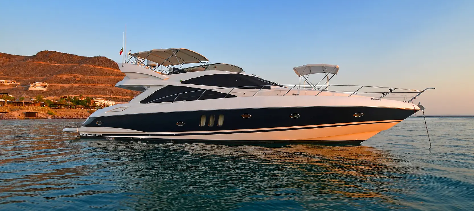 Sunseeker Manhatan 66 SESTANTE Servicios Navieros, Embarcaciones La Paz, BCS