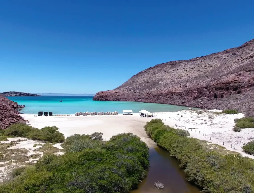 Isla Espíritu Santo, SESTANTE, servicios navieros, La Paz, Los Cabos